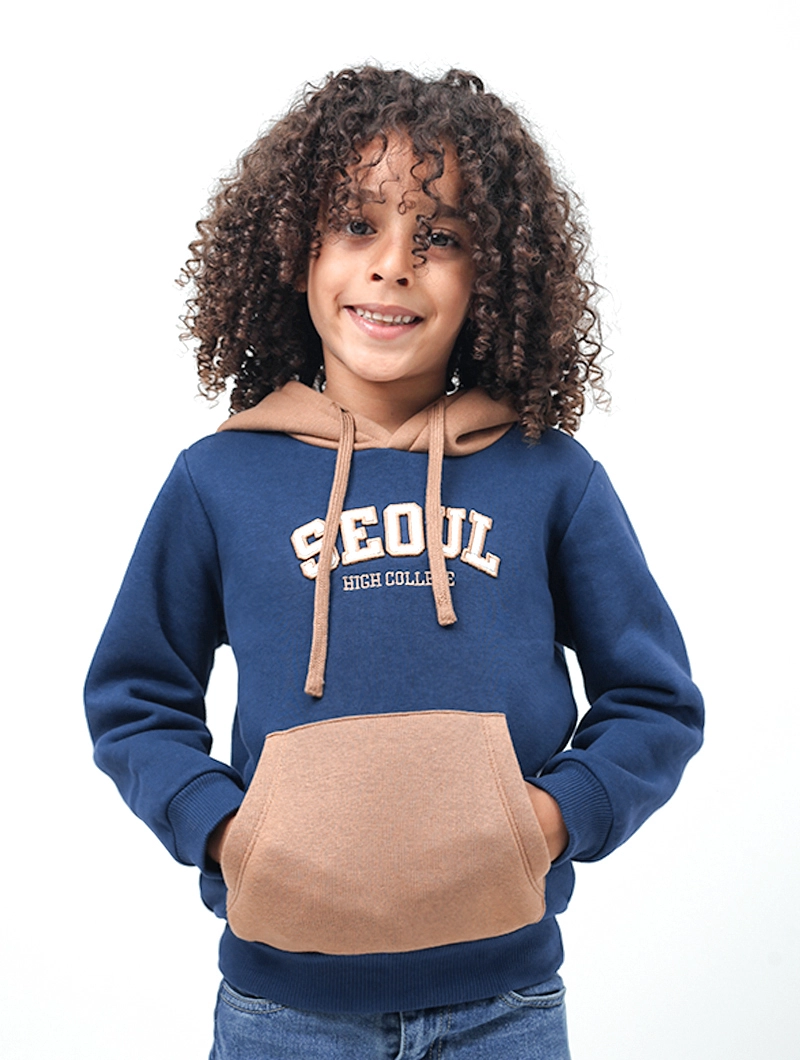 Sweat à capuche imprimé garçon